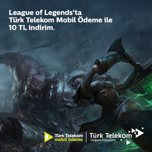 League of Legends'ta 100 TL Harcamaya 10 TL Hediye