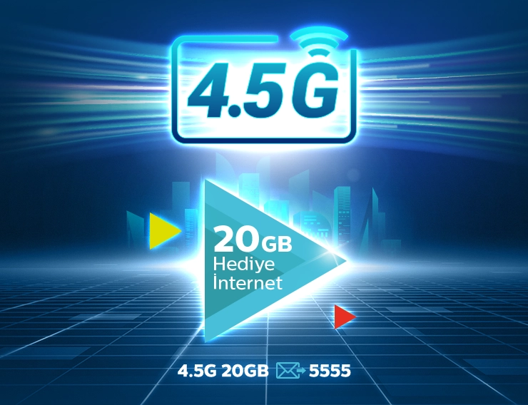 4.5G 20 GB Kampanyası görseli