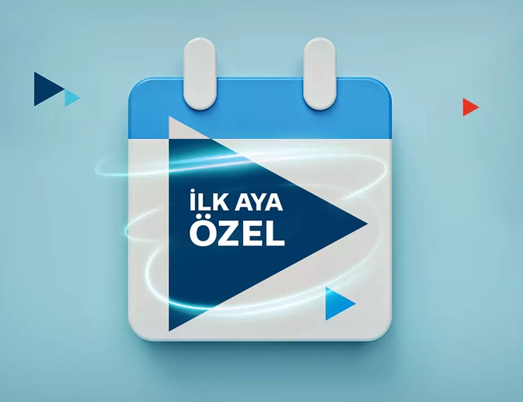 takvim ve üzerinde ilk aya özel yazısı